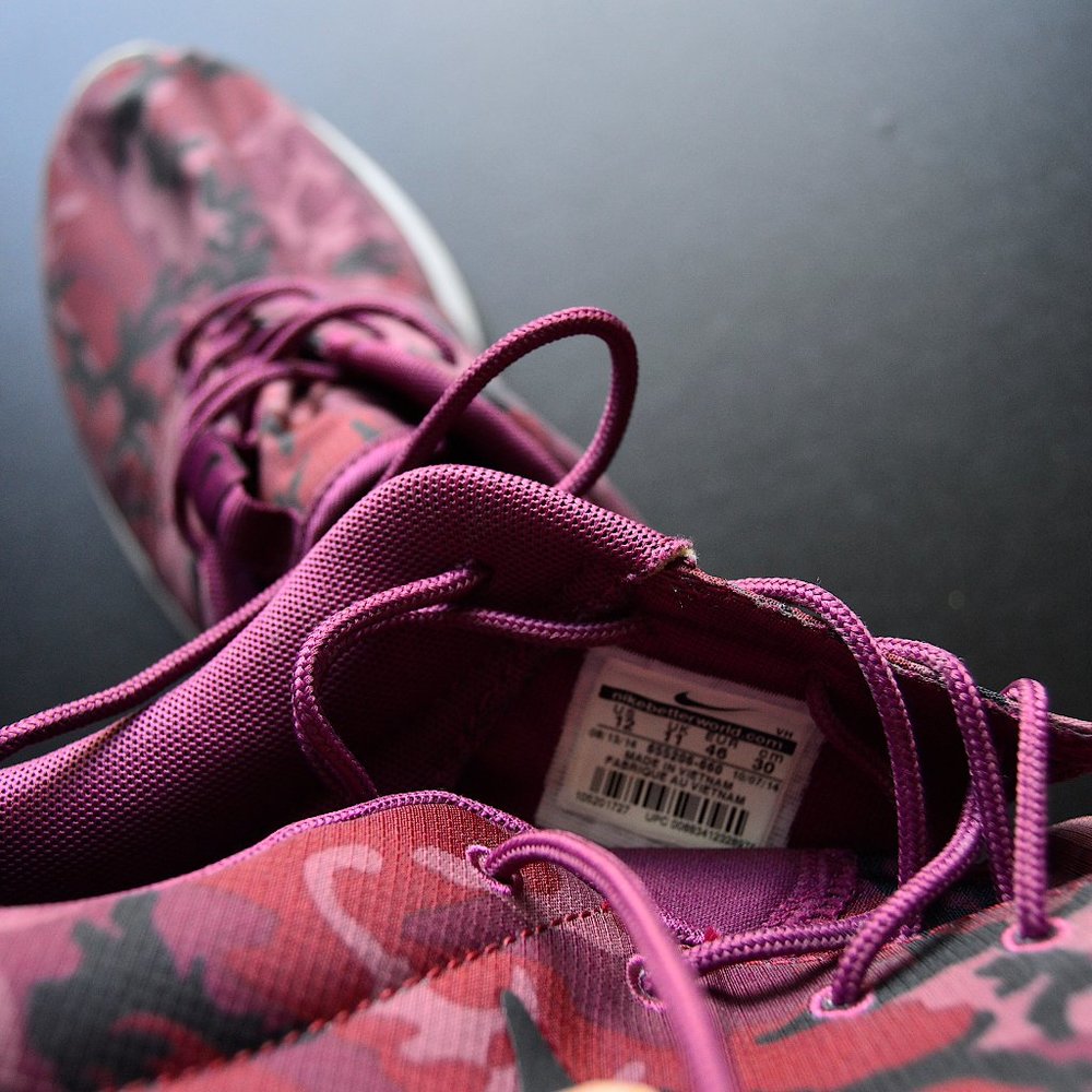 Nike Rosherun Print Casual Roshe Burgundy